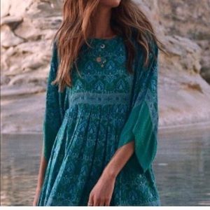Spell & The Gypsy Collective Jewel Tunic in Teal